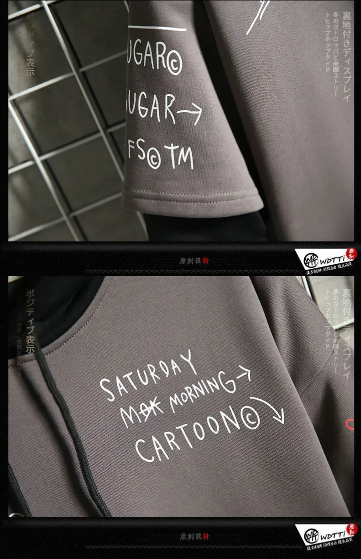 Retro Layered Hoodie