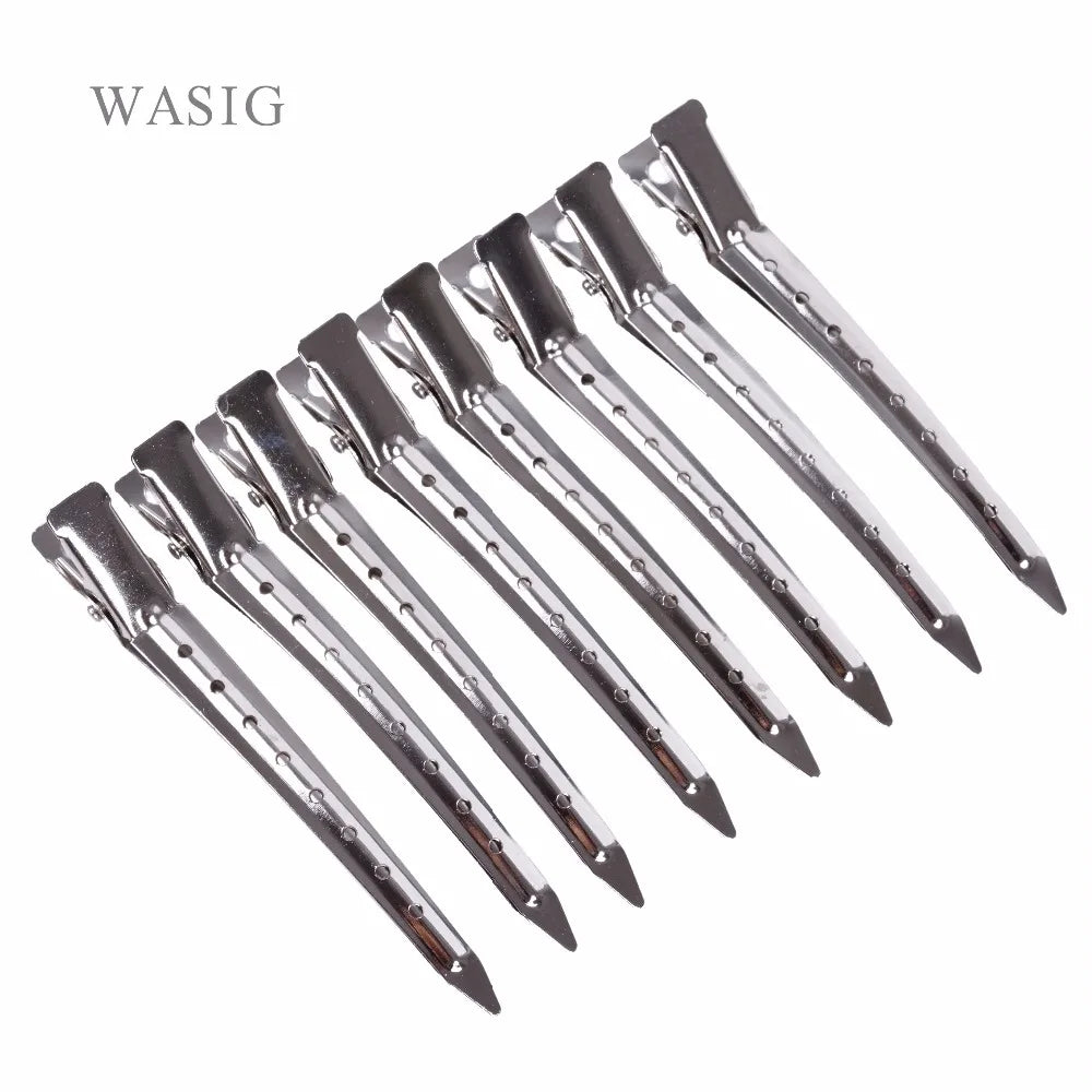 10Pcs 9CM Professional Salon Metal Hair Clips Hair Styling Tools DIY Hairdressing Hairpins Barrettes Headwear Accessories