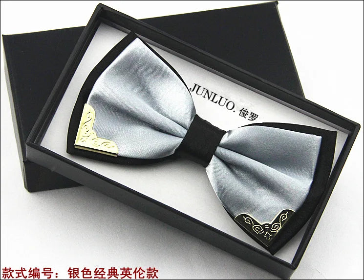 Designer Silk Bow Tie for Men – Wedding & Party Accessory