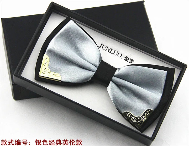 Designer Silk Bow Tie for Men – Wedding & Party Accessory