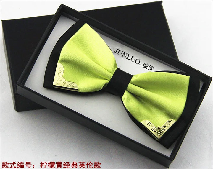 Designer Silk Bow Tie for Men – Wedding & Party Accessory