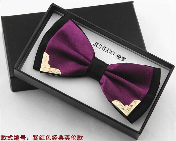 Designer Silk Bow Tie for Men – Wedding & Party Accessory