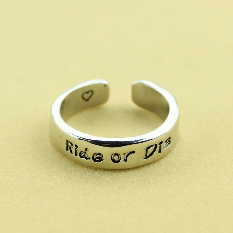 RideOrDie™ – Fast & Furious Inspired Adjustable Ring