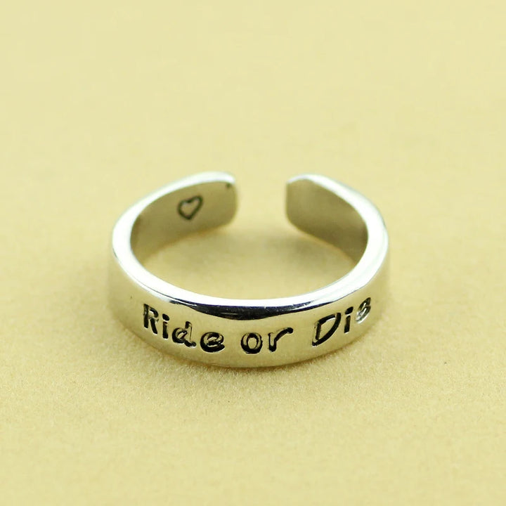 RideOrDie™ – Fast & Furious Inspired Adjustable Ring