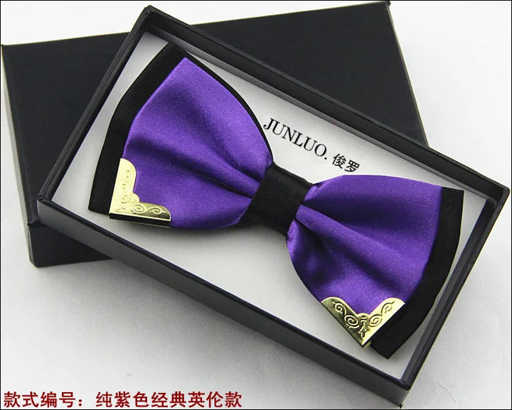 Designer Silk Bow Tie for Men – Wedding & Party Accessory