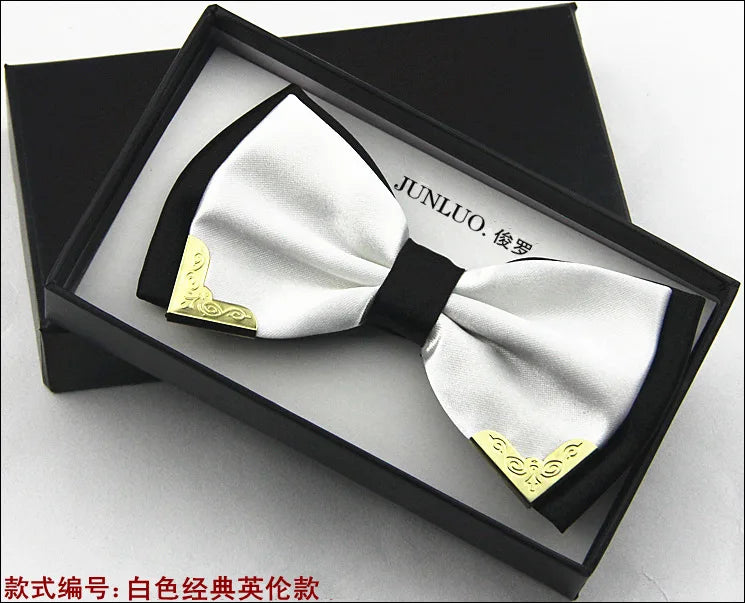 Designer Silk Bow Tie for Men – Wedding & Party Accessory