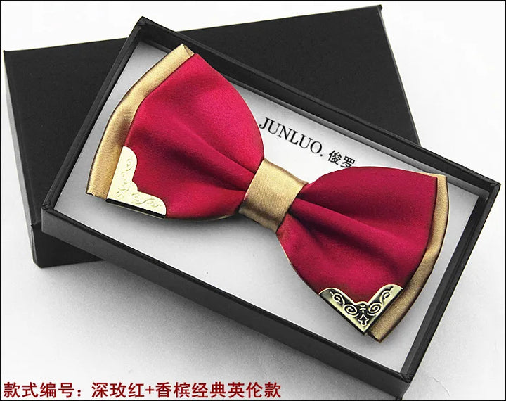 Designer Silk Bow Tie for Men – Wedding & Party Accessory