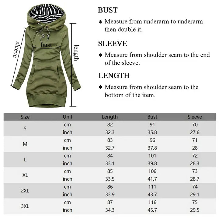 Women's Hooded Sweater Dress