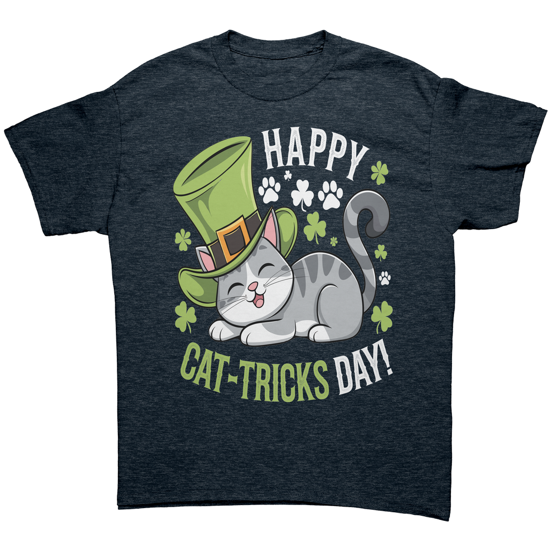 Happy_Cat-Tricks_Day_Gildan_Unisex_T-shi_Heather_Navy_Front_Mockup.png