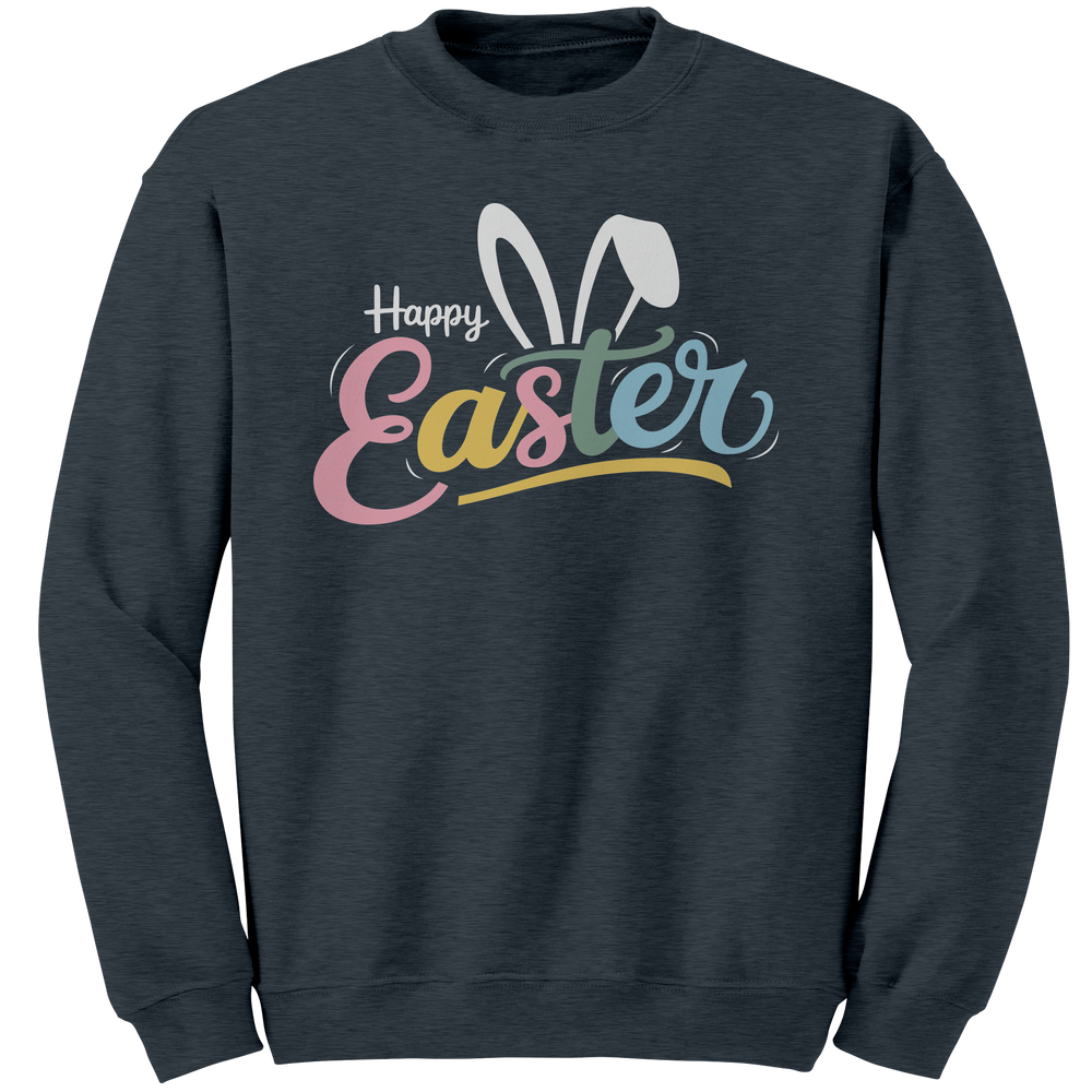 Happy_Easter_Bunny_Ears_Gildan_Crewneck__Dark_Heather_Mockup.png