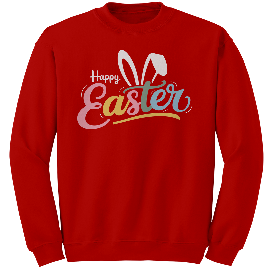 Happy_Easter_Bunny_Ears_Gildan_Crewneck__Red_Mockup.png