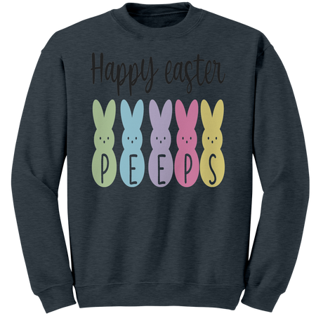Happy_Easter_Peeps_Gildan_Crewneck_Sweat_Dark_Heather_Mockup.png