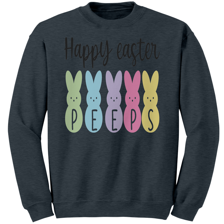 Happy_Easter_Peeps_Gildan_Crewneck_Sweat_Dark_Heather_Mockup.png