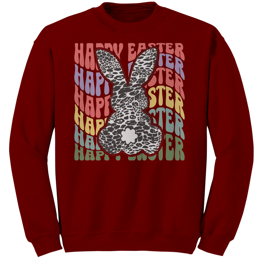 Happy_Easter_Rabbit_Gildan_Crewneck_Swea_Antique_Cherry_Red_Mockup.png