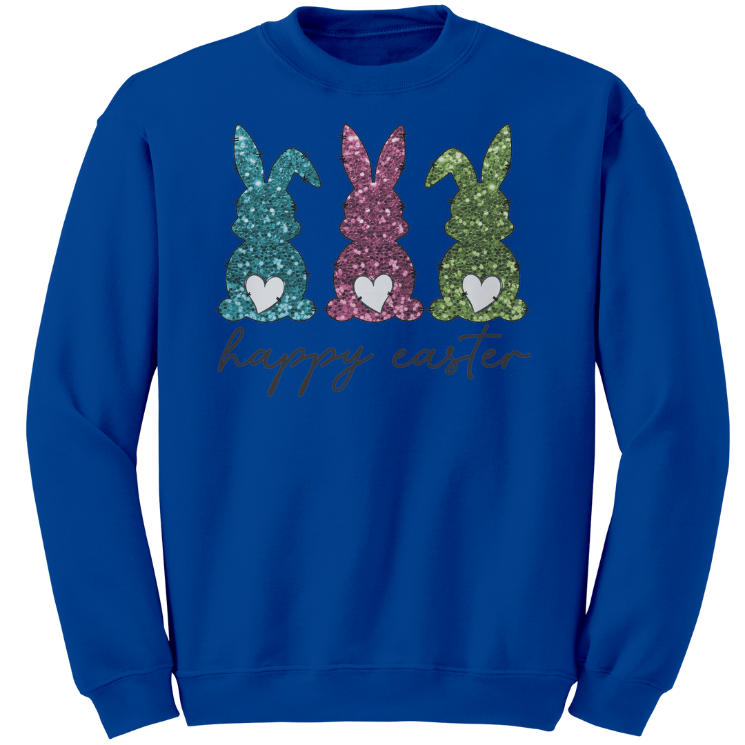 Happy_Easter_Sequin_Rabbits_Gildan_Crewn_Royal_Mockup.png