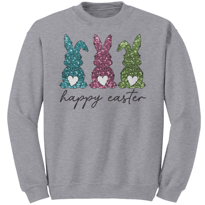 Happy_Easter_Sequin_Rabbits_Gildan_Crewn_Sport_Grey_Mockup.png