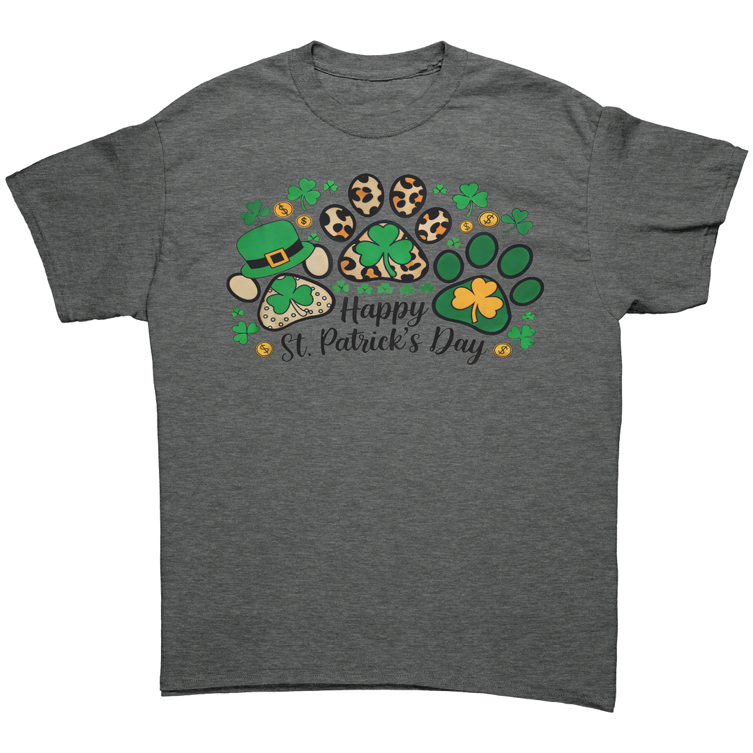 Happy_St_Patricks_Day_Gildan_Unisex_T-_Graphite_Heather_Front_Mockup.png
