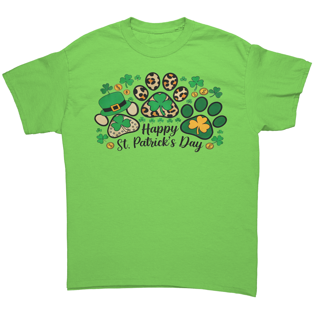 Happy_St_Patricks_Day_Gildan_Unisex_T-_Lime_Front_Mockup.png
