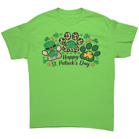 Happy_St_Patricks_Day_Gildan_Unisex_T-_Lime_Front_Mockup.png