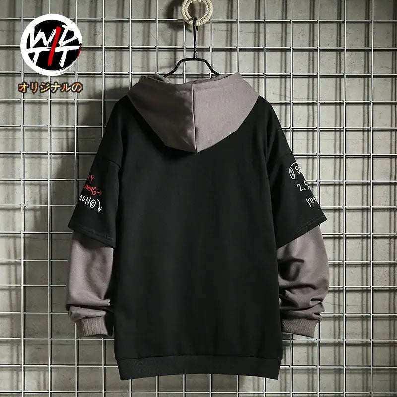 Retro Layered Hoodie