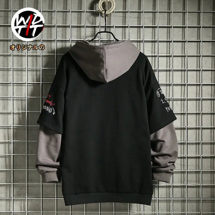 Retro Layered Hoodie