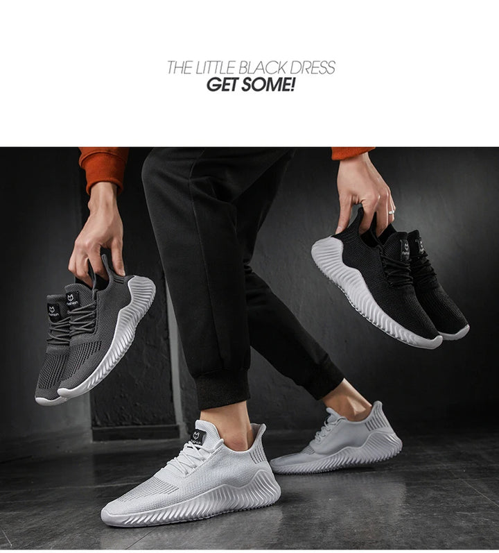 Men's White Casual Sneakers