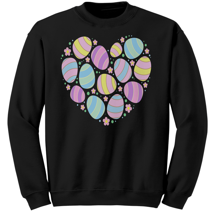 Heart_Shaped_Easter_Eggs_Gildan_Crewneck_Black_Mockup.png