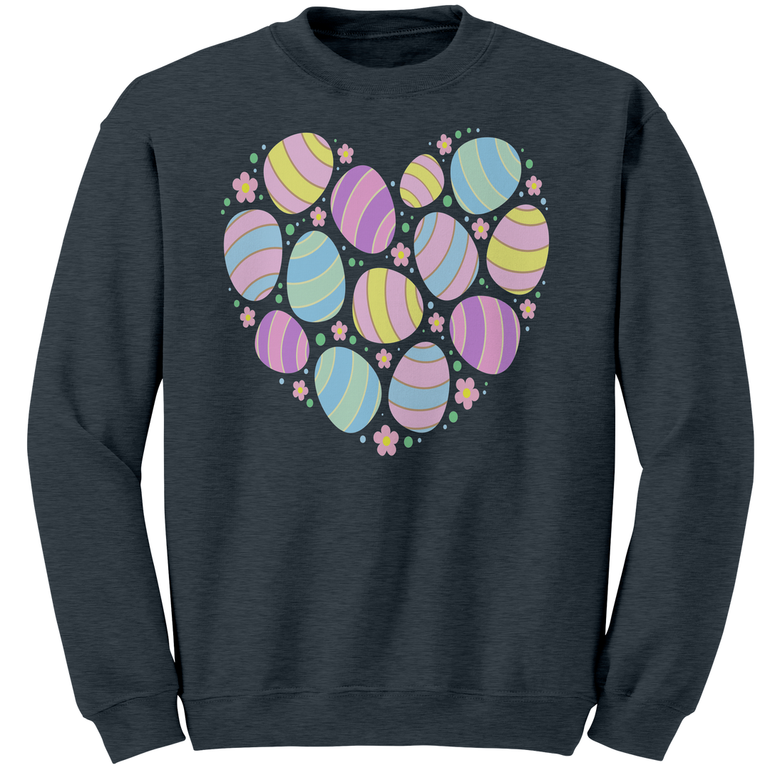 Heart_Shaped_Easter_Eggs_Gildan_Crewneck_Dark_Heather_Mockup.png