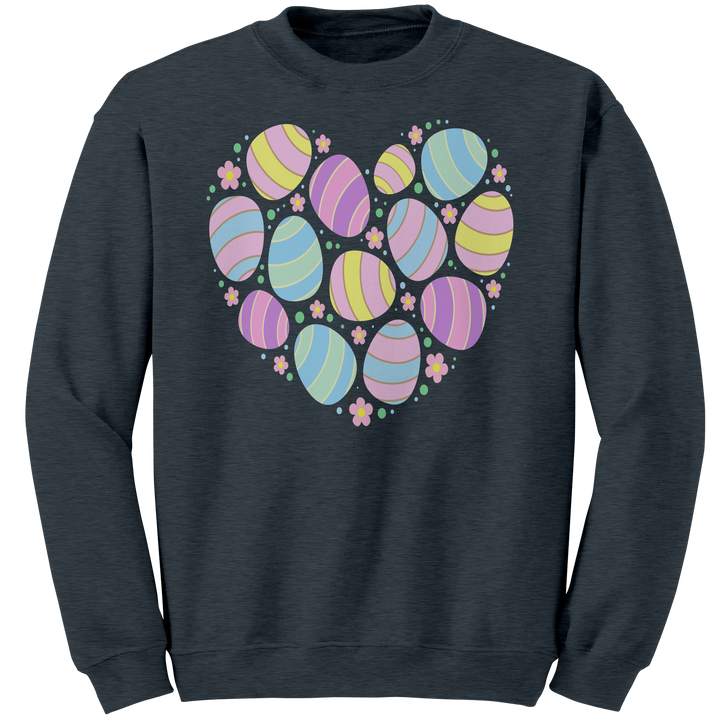 Heart_Shaped_Easter_Eggs_Gildan_Crewneck_Dark_Heather_Mockup.png