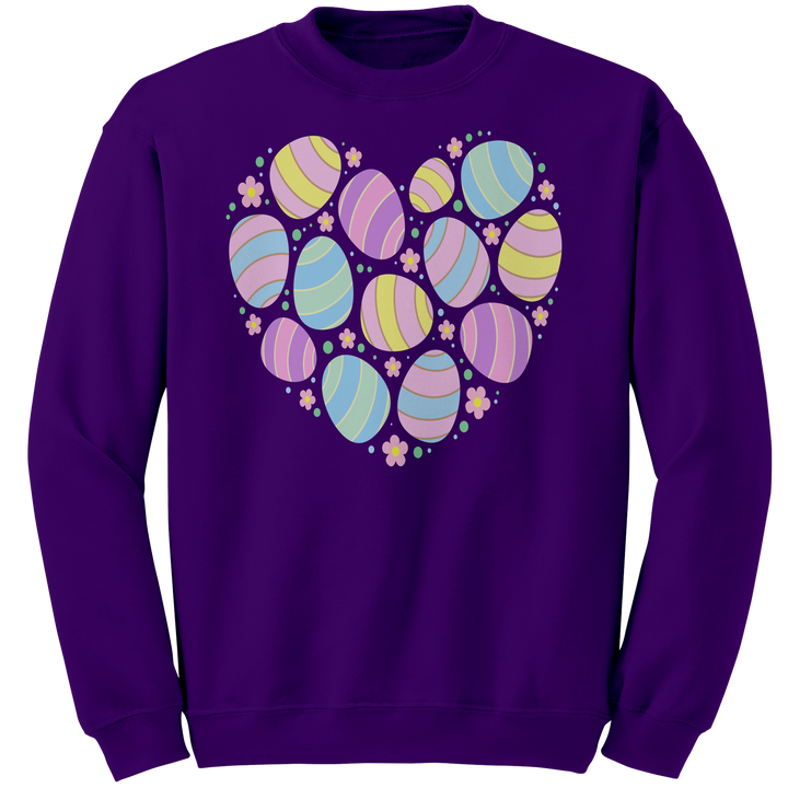 Heart_Shaped_Easter_Eggs_Gildan_Crewneck_Purple_Front_Mockup.png