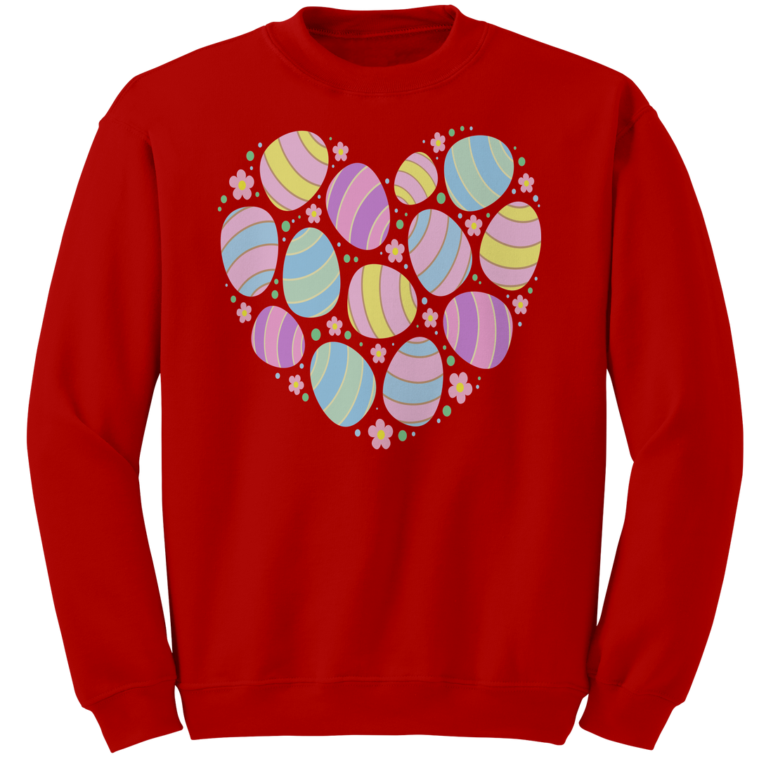 Heart_Shaped_Easter_Eggs_Gildan_Crewneck_Red_Mockup.png