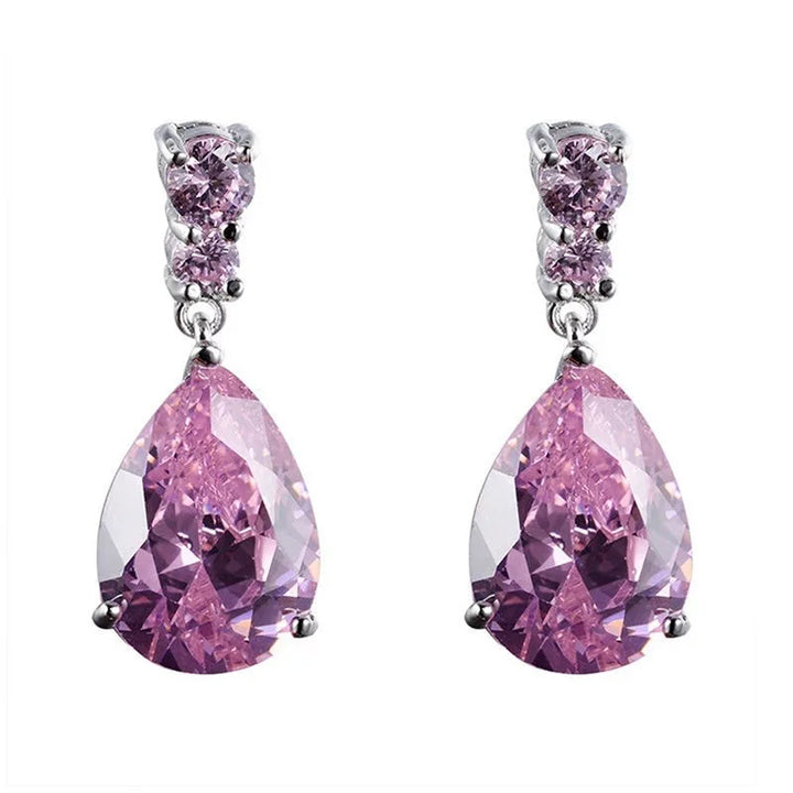EternaBlue™ – Anti-Allergy Blue Crystal Wedding Earrings