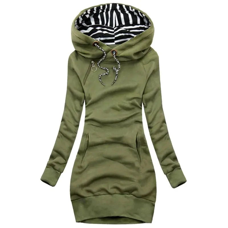 Women's Hooded Sweater Dress