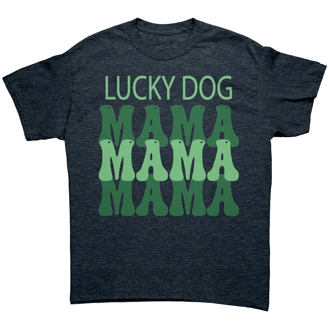 Lucky_Dog_Mama_St_Patricks_Day_Unisex__Heather_Navy_Front_Mockup.png