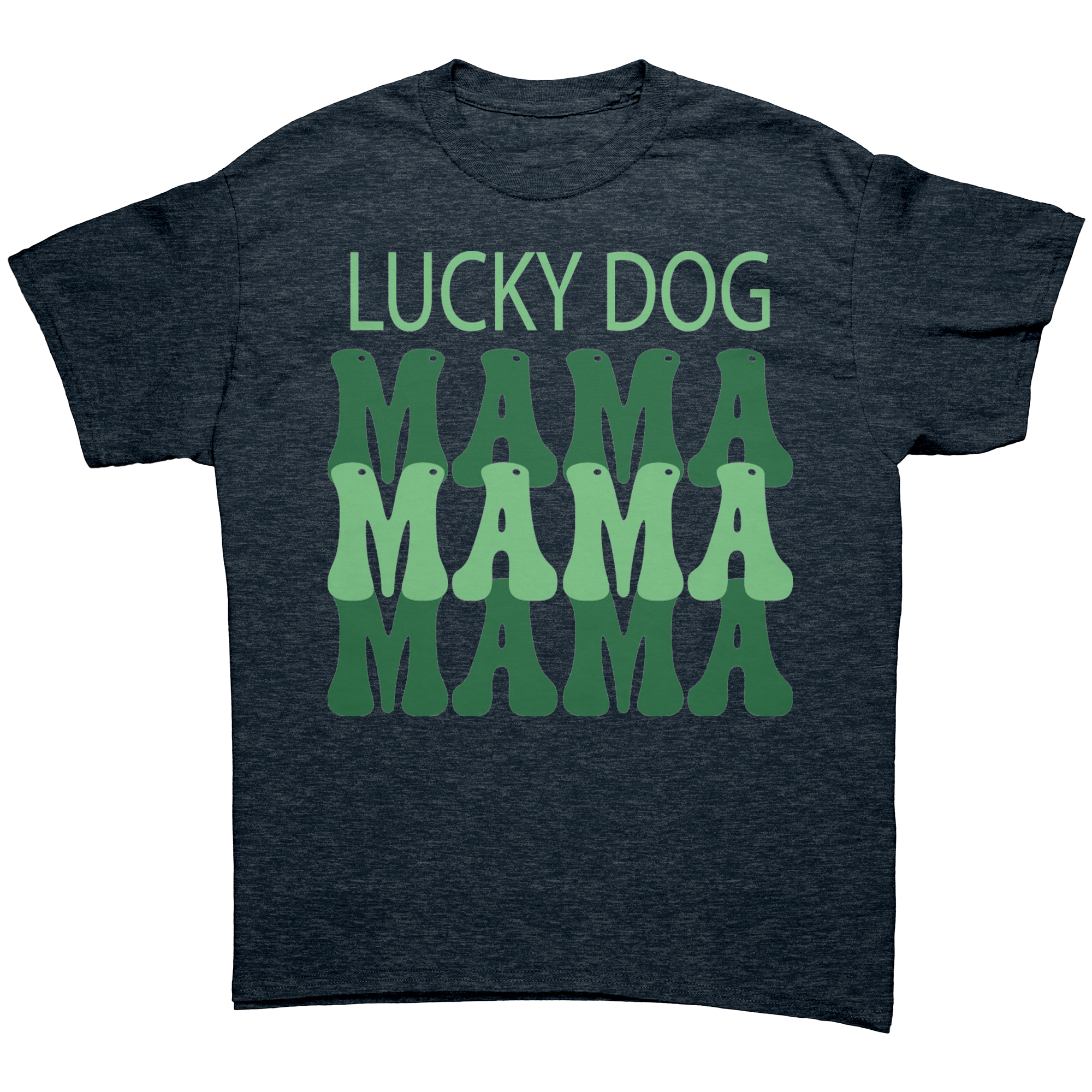 Lucky_Dog_Mama_St_Patricks_Day_Unisex__Heather_Navy_Front_Mockup.png