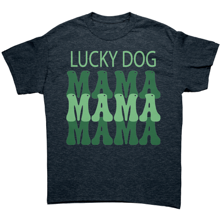 Lucky_Dog_Mama_St_Patricks_Day_Unisex__Heather_Navy_Front_Mockup.png