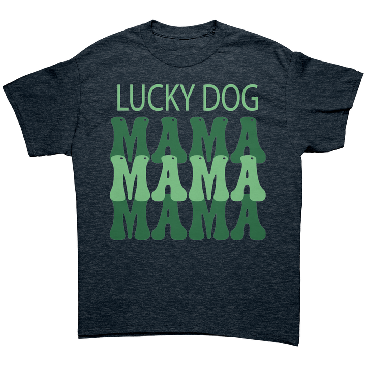 Lucky_Dog_Mama_St_Patricks_Day_Unisex__Heather_Navy_Front_Mockup.png
