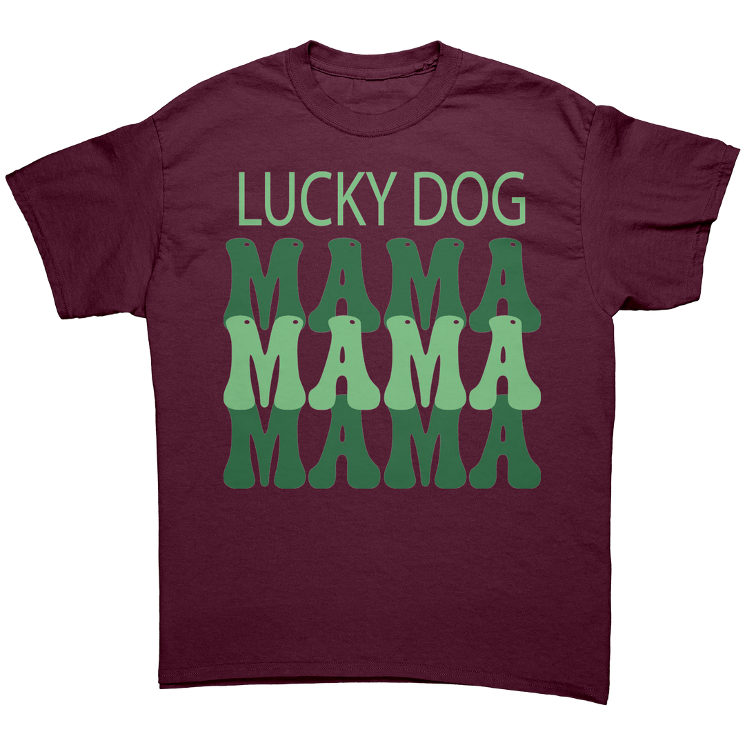 Lucky_Dog_Mama_St_Patricks_Day_Unisex__Maroon_Front_Mockup.png