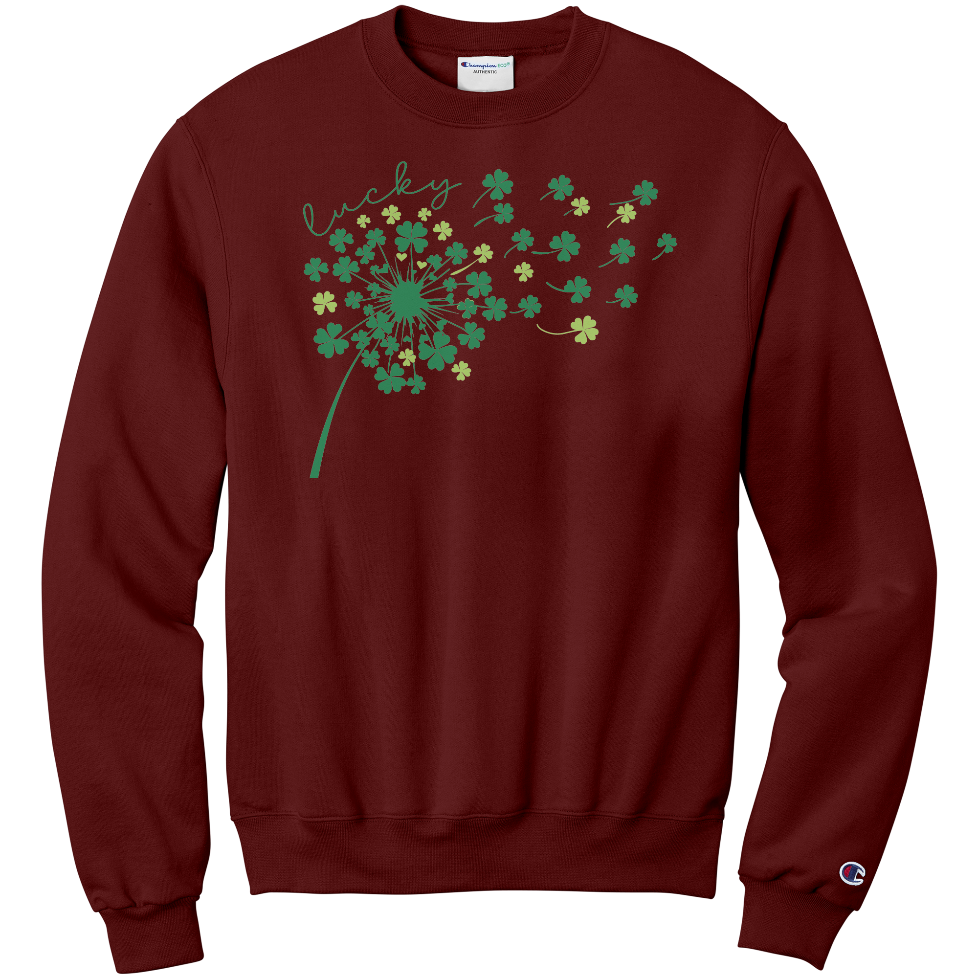 Lucky_St_Patricks_Day_Champion_Sweatsh_Maroon_Front_Mockup.png
