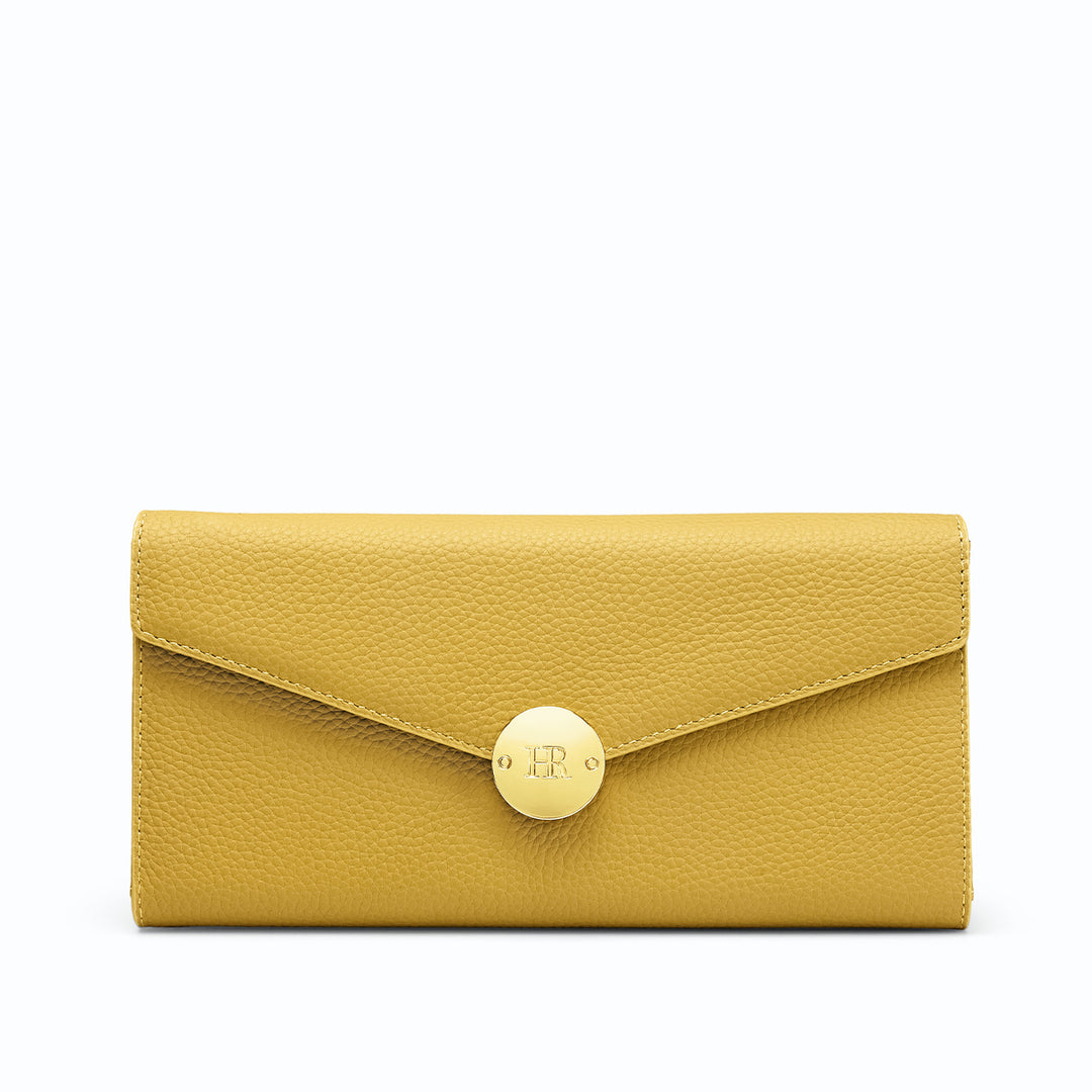 HR HR 2025 New Wallet Fashion First Layer Cowhide Long Wallet Coin Purse Western Style Certificate Clutch Bag