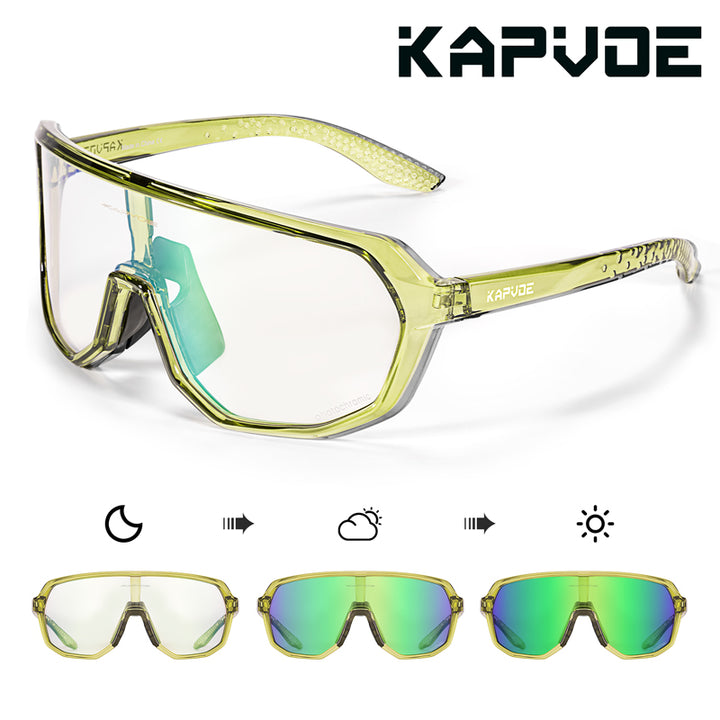 Kapvoe Outdoor Myopia Road Men and Women Riding Glasses