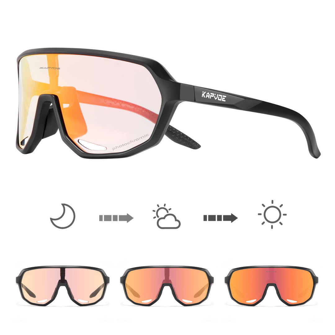 Kapvoe Outdoor Myopia Road Men and Women Riding Glasses