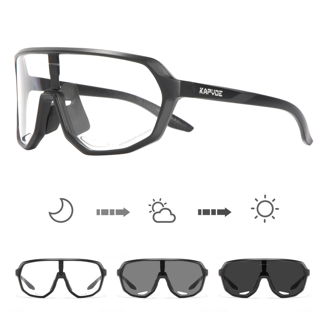 Kapvoe Outdoor Myopia Road Men and Women Riding Glasses