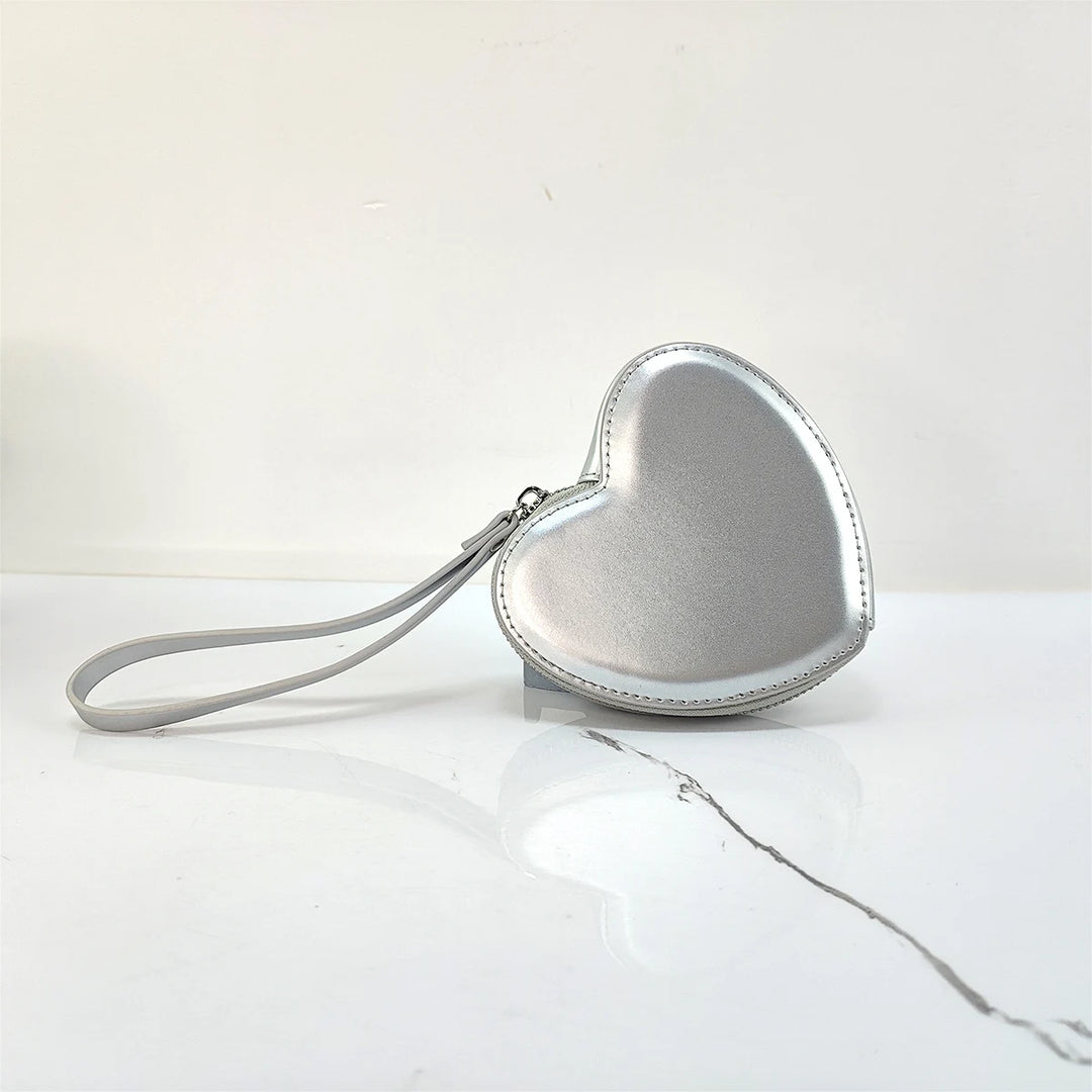 Dopamine Style Heart Purse – Cute Designer Party Bag