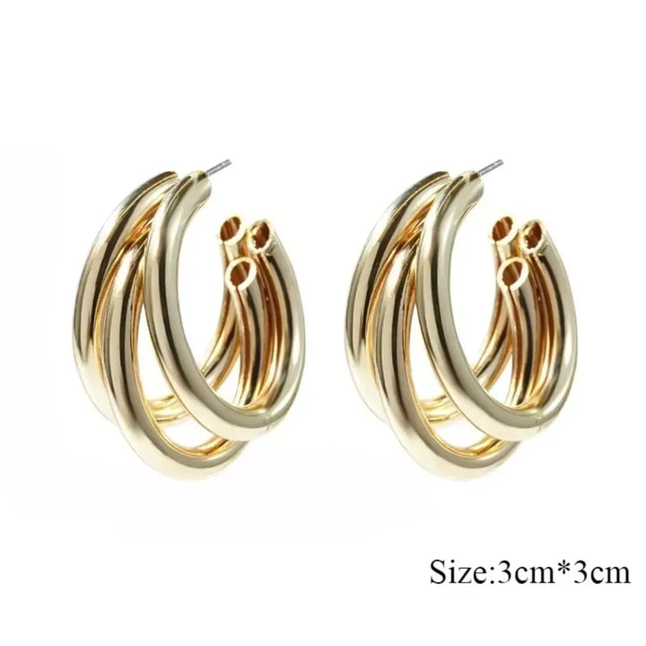 Chunky Hoop Earrings