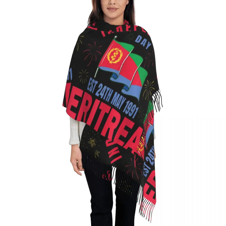 Eritrean Pride Scarf – Custom Bufanda & Holiday Wrap