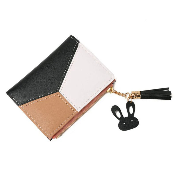 Leather Women’s Wallet – PU Foldable Coin Purse & Card Holder for Ladies
