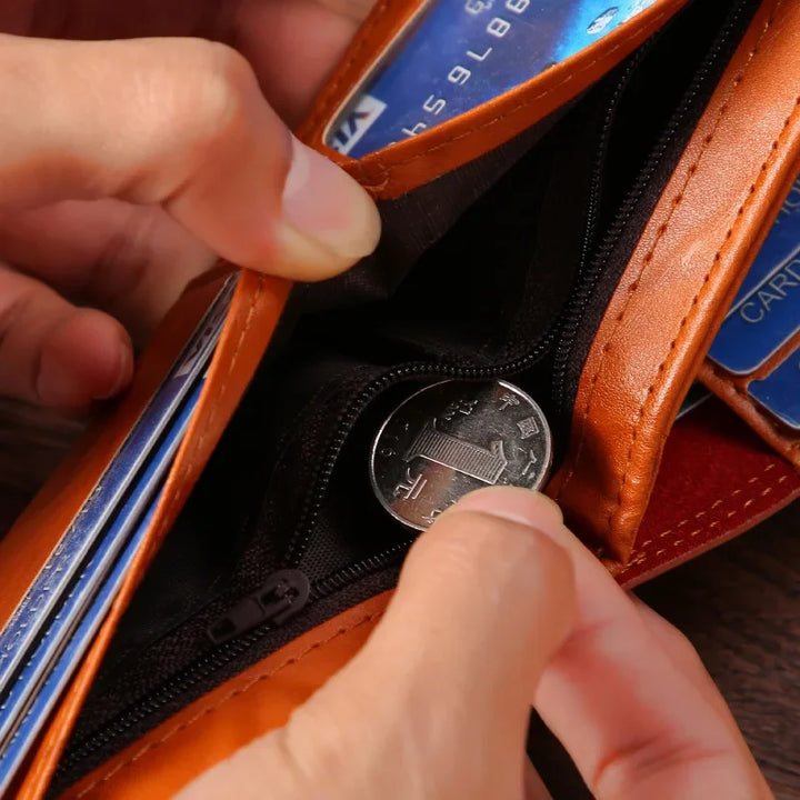 Men's Wallets With 100 US Dollar PatternWallet Male Leather Walet Photo Card HolderFashion Large Capacity Wallet Purse Bag