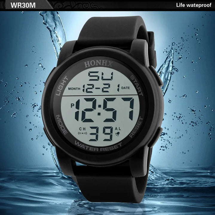 Digital Fusion Watch – Stylish 2024 Analog-LED Timepiece for All