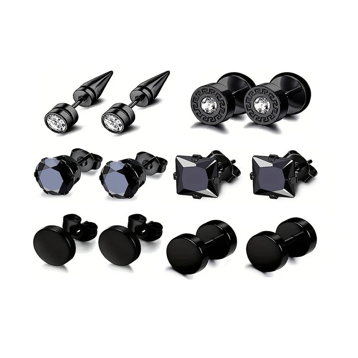 EdgeFusion™ – Trendy Stainless Steel Earring Set for Every Occasion